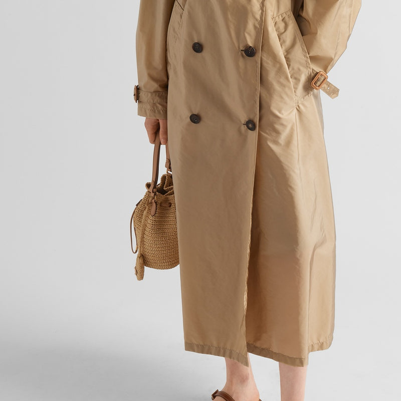 Light Re-Nylon trench coat