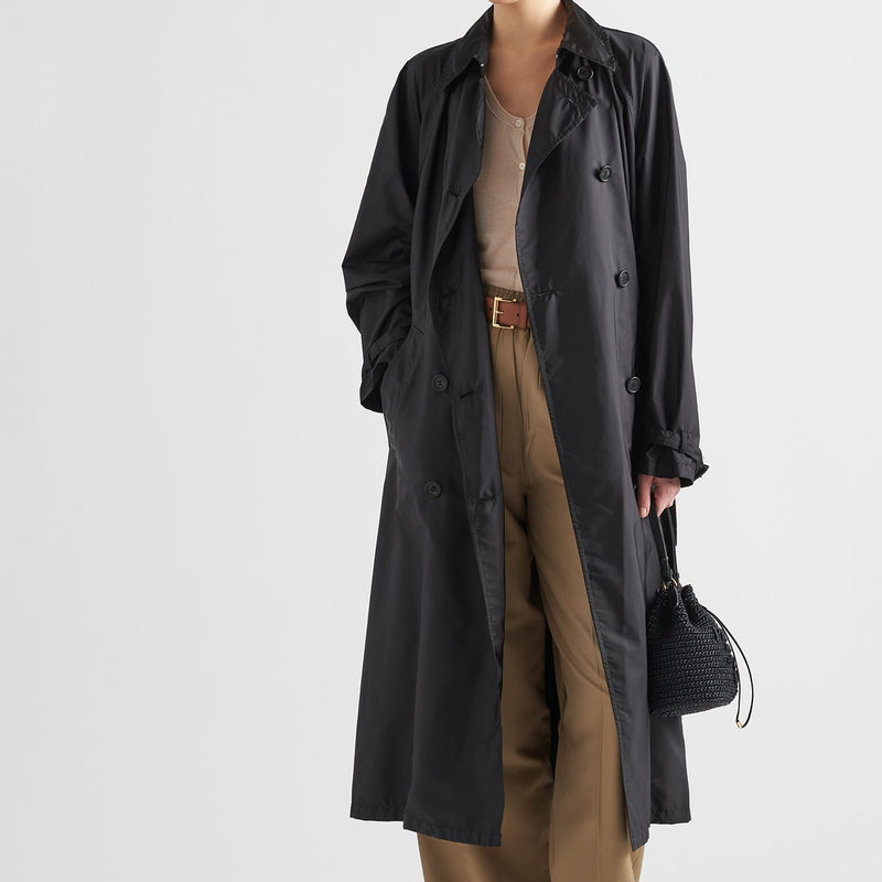 Light Re-Nylon trench coat