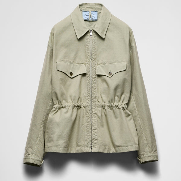 Old canvas blouson jacket