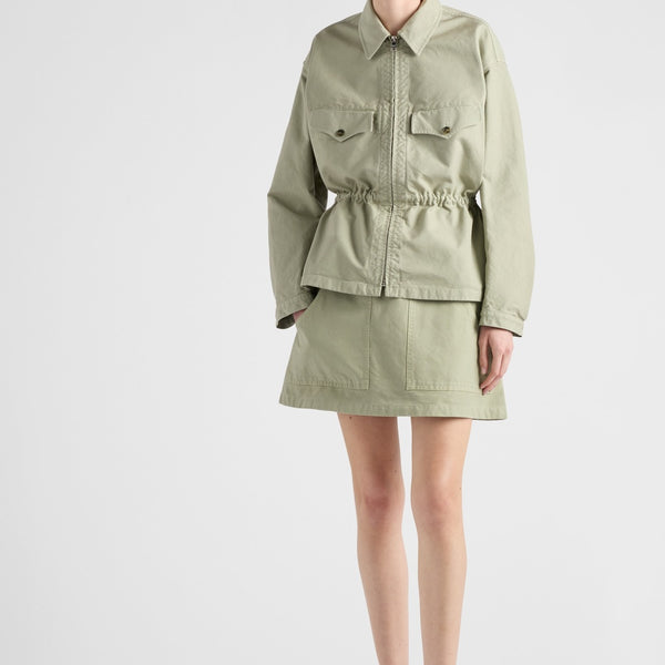 Old canvas blouson jacket