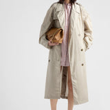 Light technical fabric trench coat