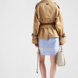 Cotton twill trench jacket