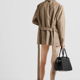 Single-breasted twill jacket