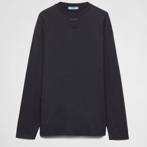 Long-sleeved jersey T-shirt