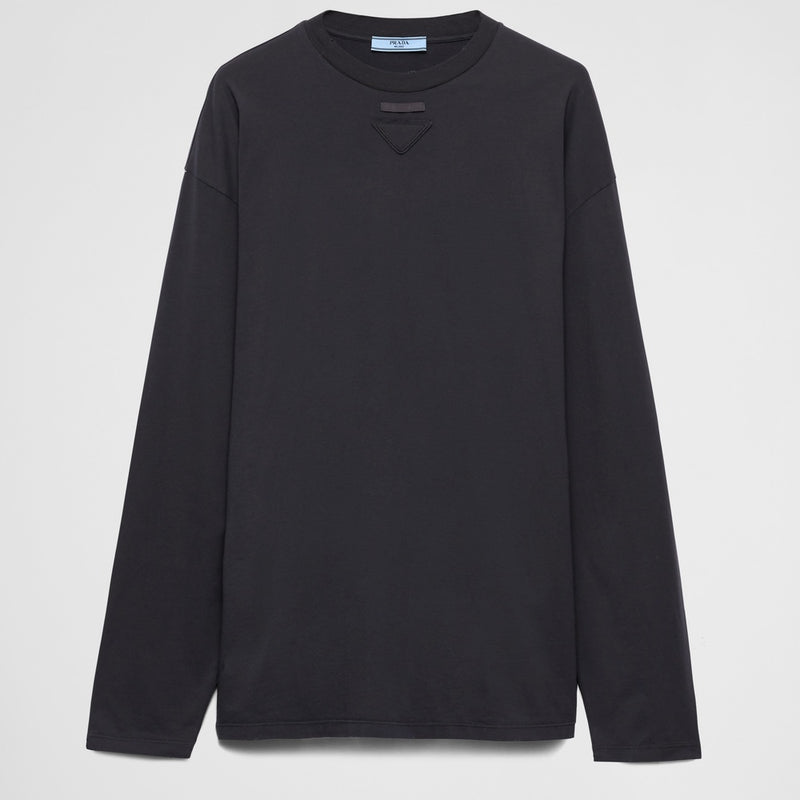 Long-sleeved jersey T-shirt