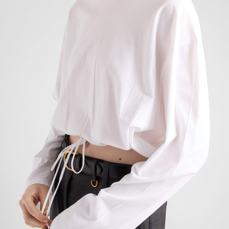 Long-sleeved jersey T-shirt