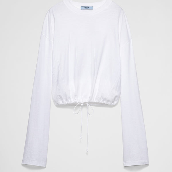 Long-sleeved jersey T-shirt