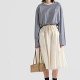 Long-sleeved striped jersey T-shirt