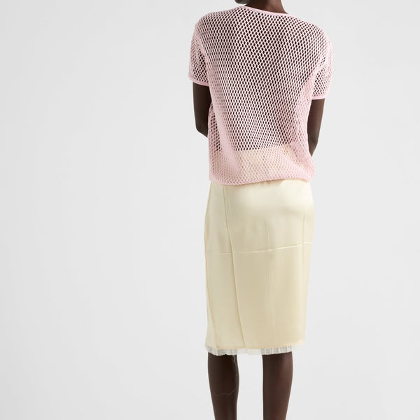 Cotton mesh top