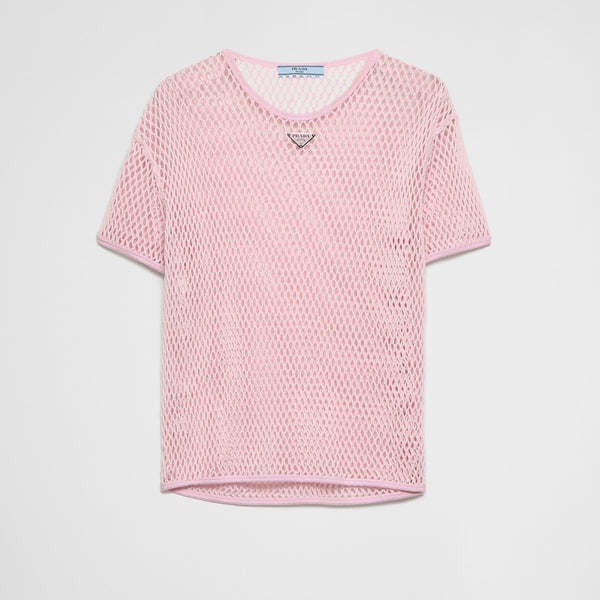 Cotton mesh top
