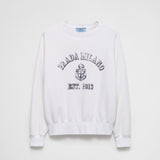 Cotton crew-neck sweatshirt
