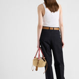 Cotton tank top with laces