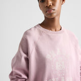 Cotton crew-neck sweatshirt