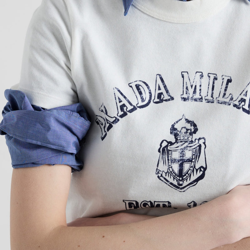 Printed jersey T-shirt