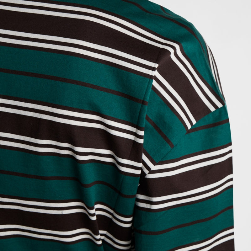 Striped lisle cotton T-shirt