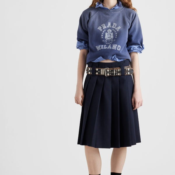 Cotton fleece T-shirt