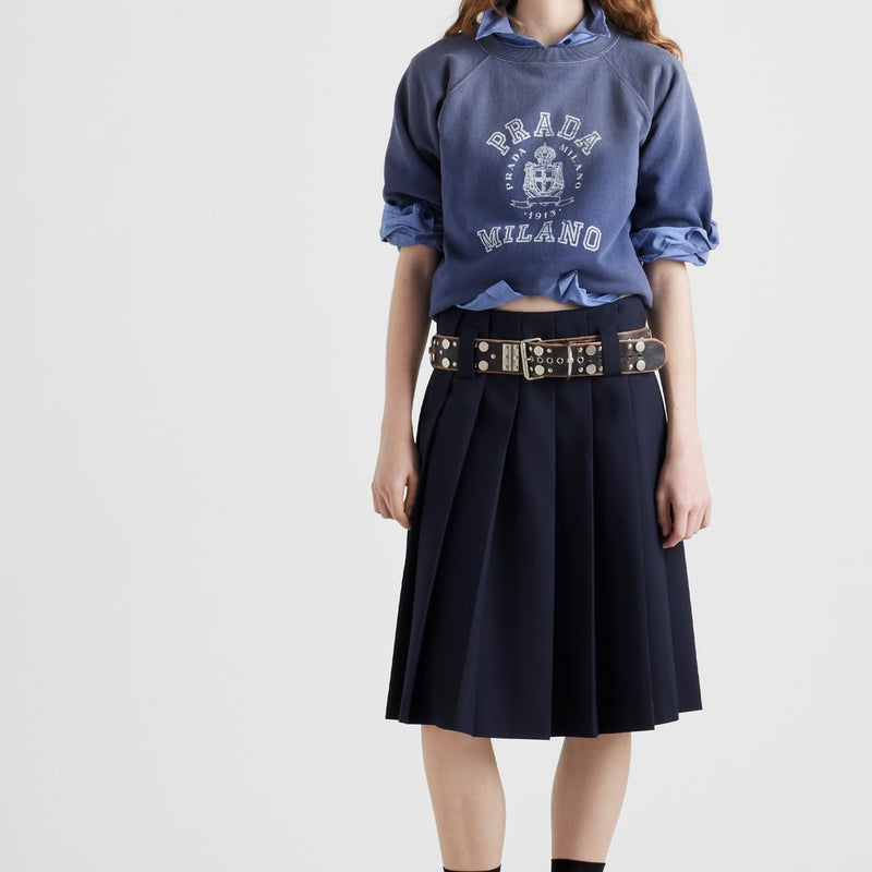 Cotton fleece T-shirt