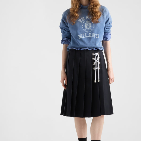 Cotton crew-neck sweatshirt