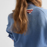 Cotton crew-neck sweatshirt