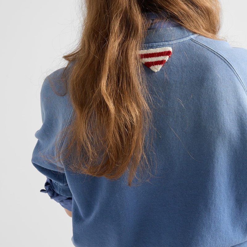 Cotton crew-neck sweatshirt