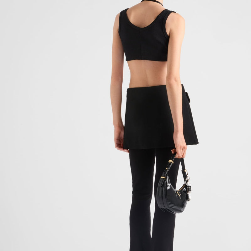 Ribbed jersey tank top