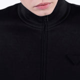 Double fleece high-neck blouson