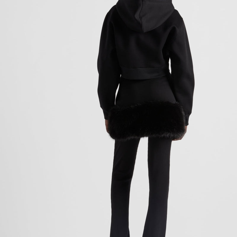 Cropped hoodie