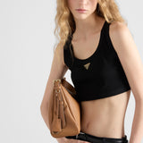 Jersey cropped top
