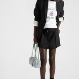 Kid mohair shorts