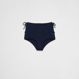 Cotton shorts with laces