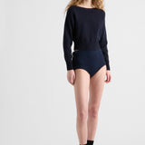 Cotton shorts with laces