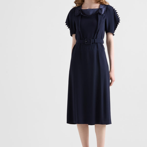Satin crepe dress