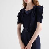 Satin crepe dress