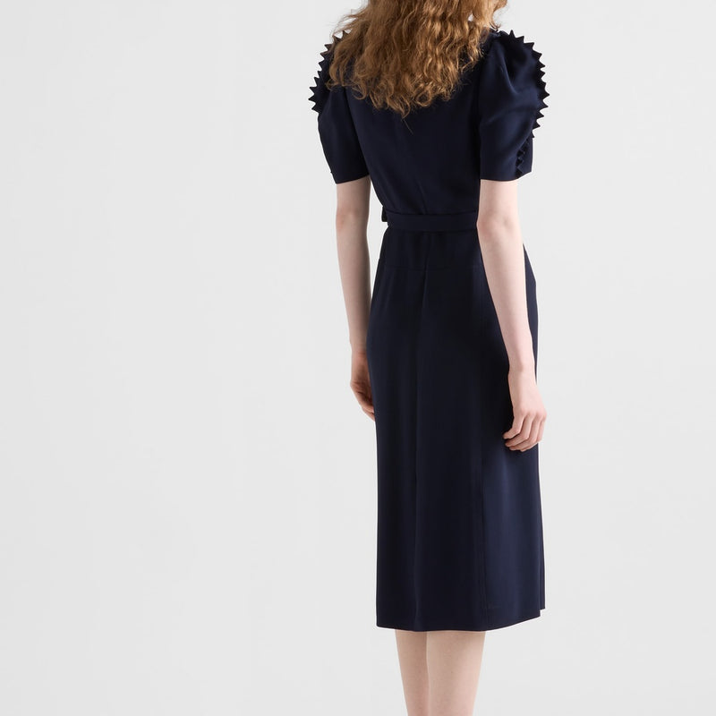 Satin crepe dress