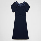 Satin crepe dress