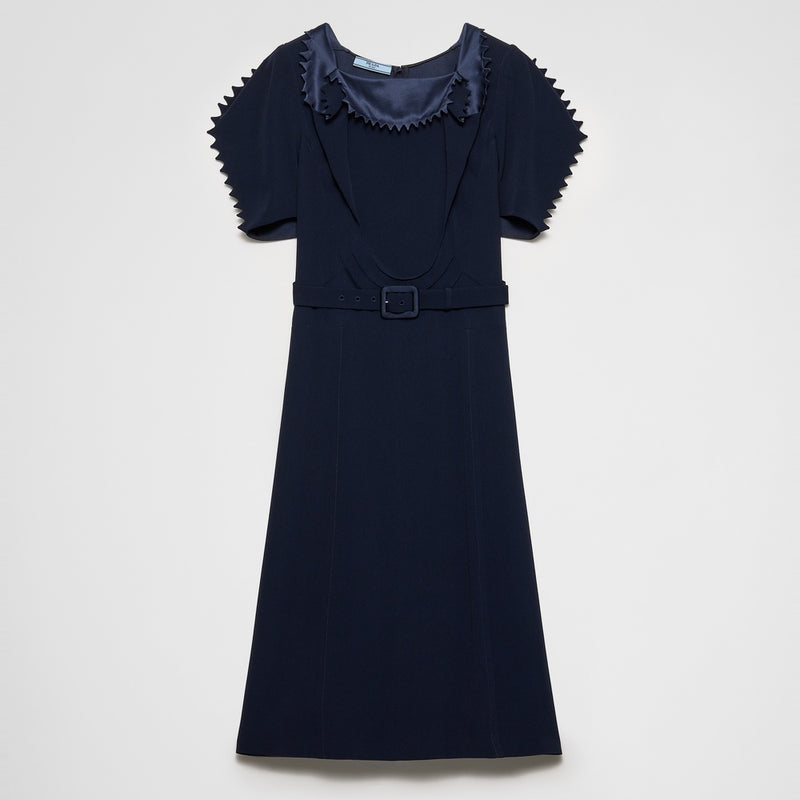 Satin crepe dress