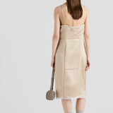 Satin crepe dress