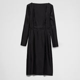 Silk twill dress