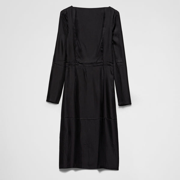 Silk twill dress