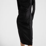 Silk twill dress