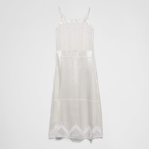 Embroidered old batiste dress