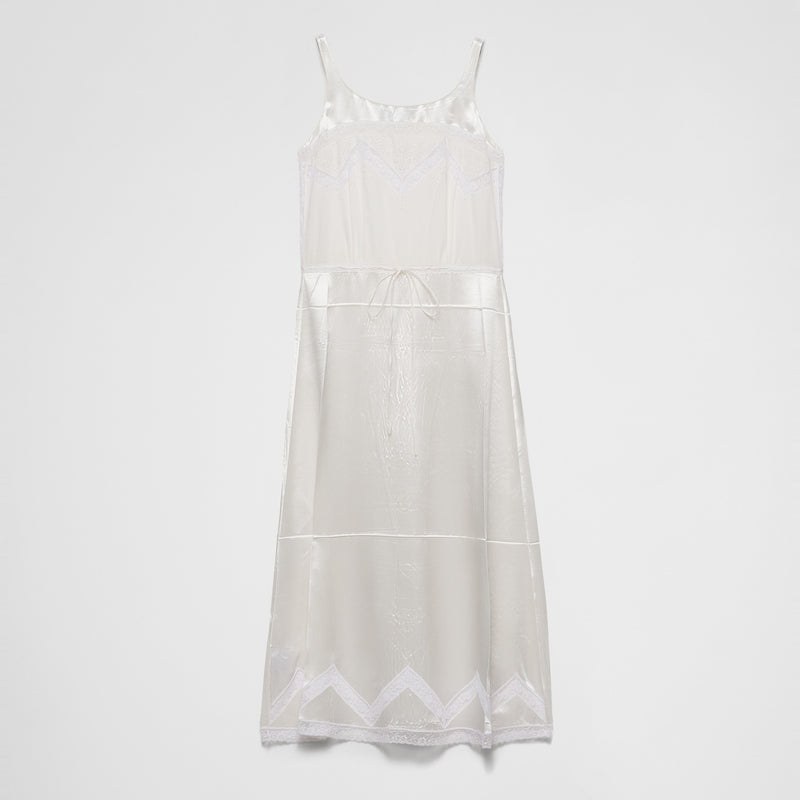 Embroidered old batiste dress