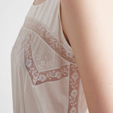 Embroidered old batiste dress