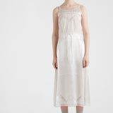 Embroidered old batiste dress