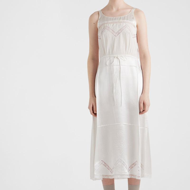 Embroidered old batiste dress