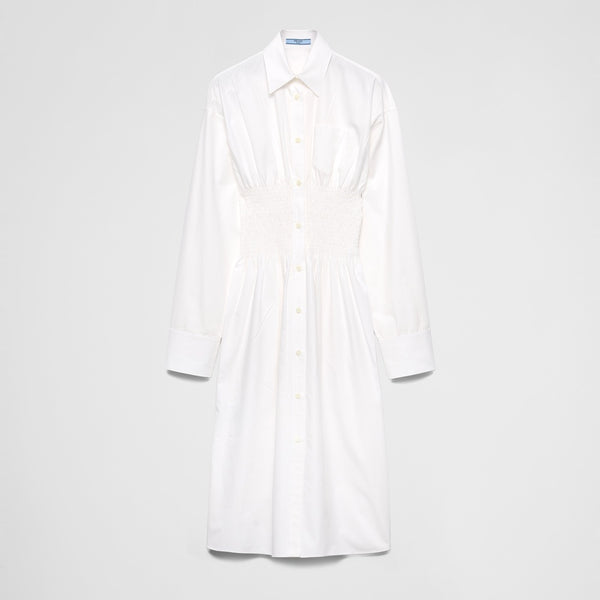 Cotton canvas dress