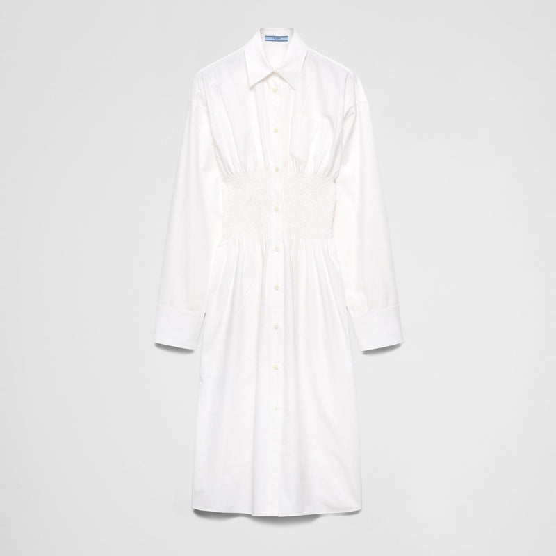 Cotton canvas dress