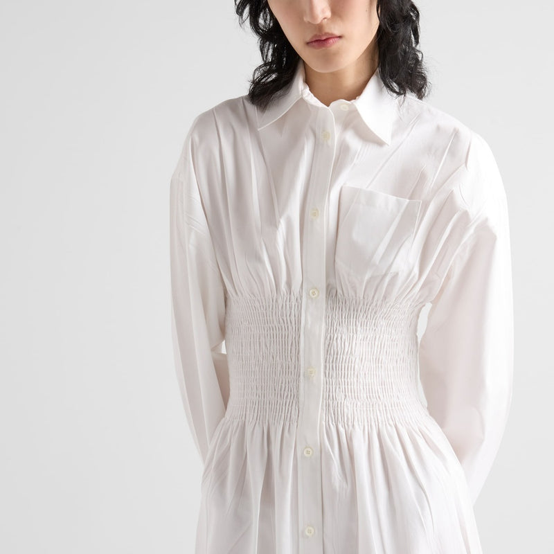 Cotton canvas dress