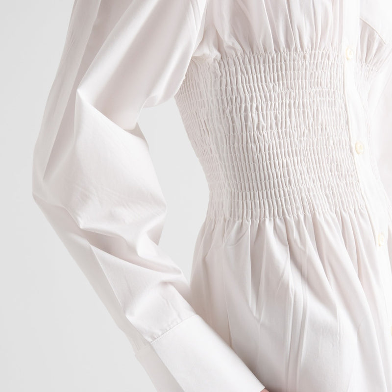 Cotton canvas dress
