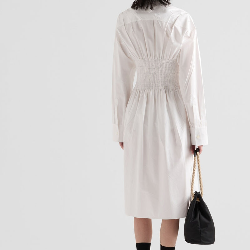 Cotton canvas dress
